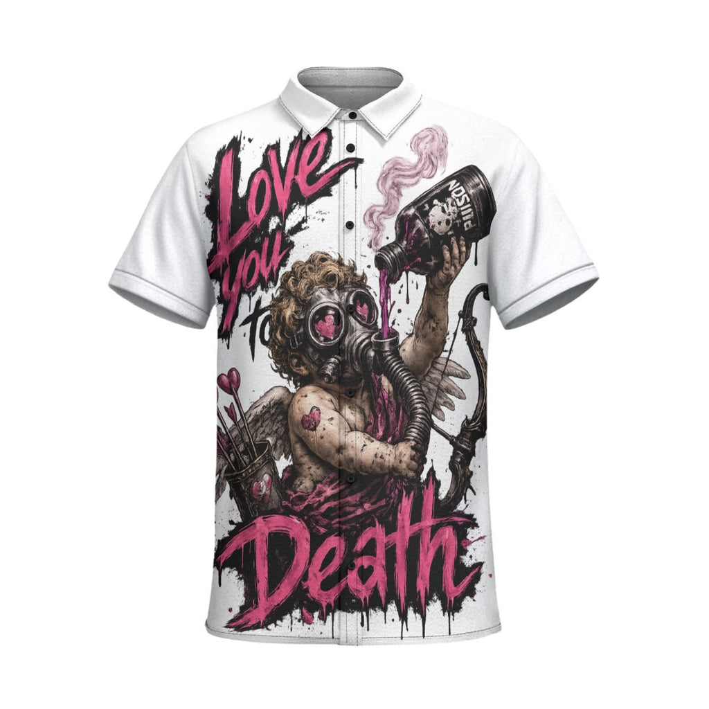 Love you to Death Button Down
